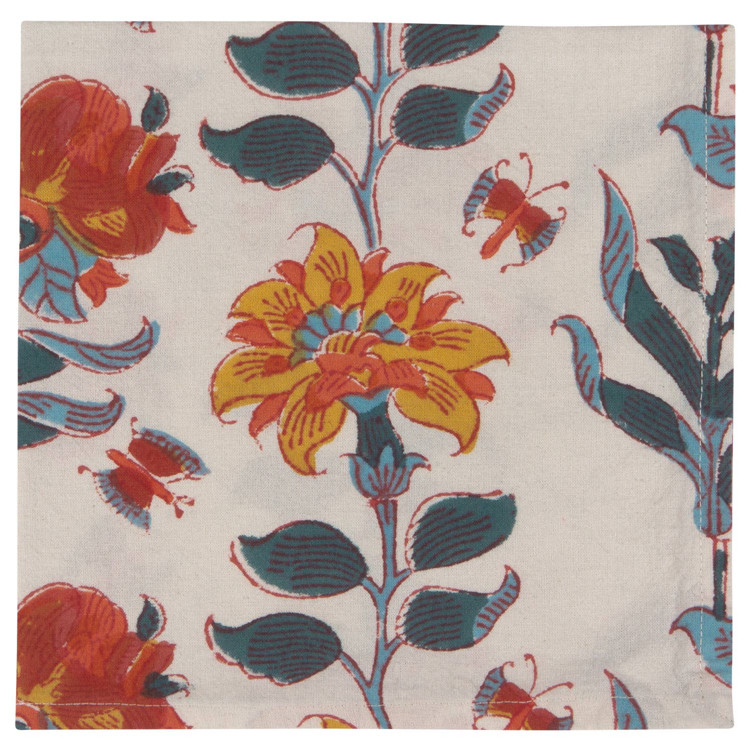 Marigold Block Print Napkins