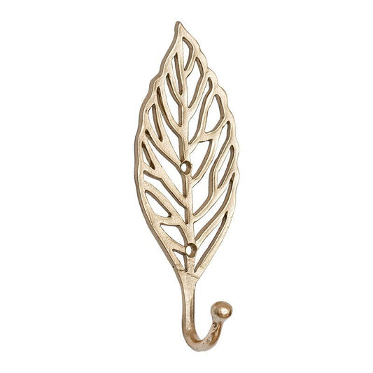 Pewter Leaf Hook Set