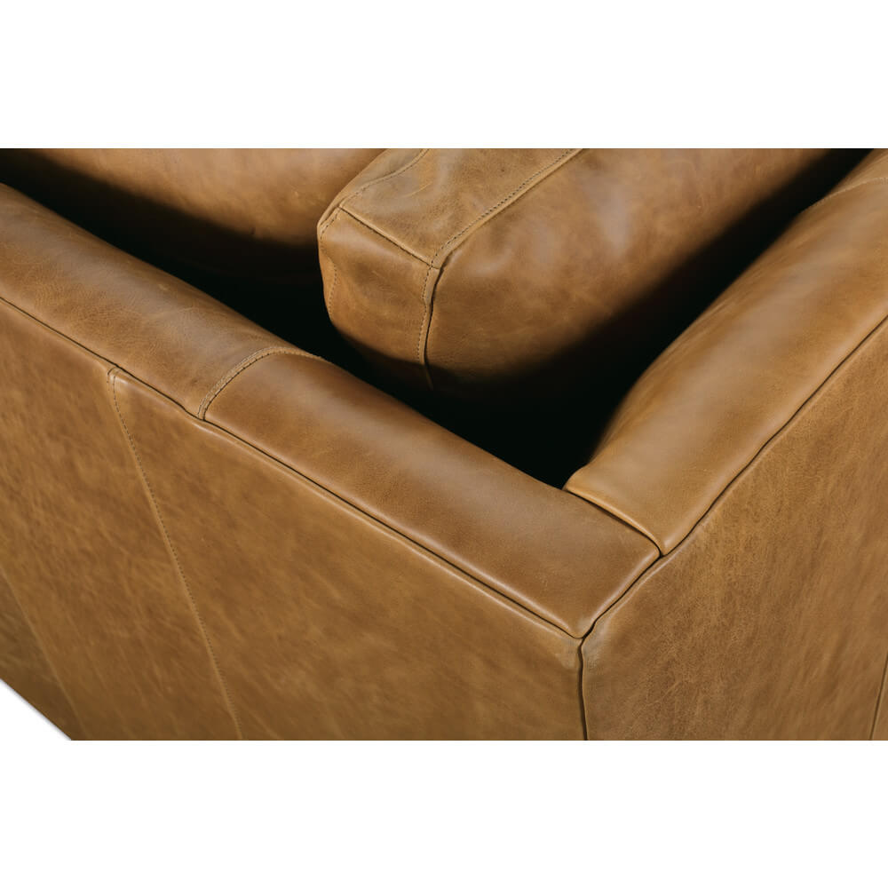 Sylvie Leather Sectional