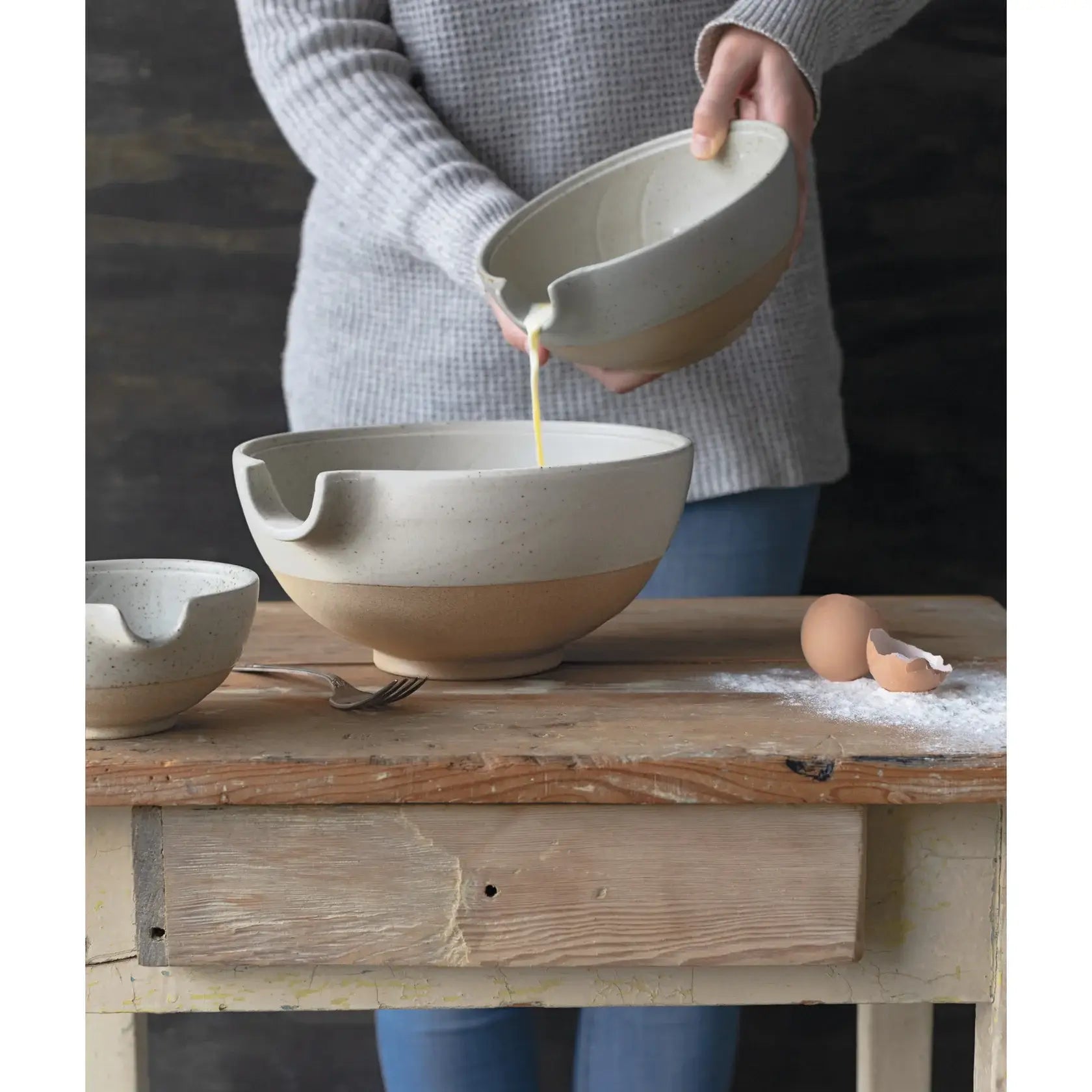 Stoneware Mixing Bowls