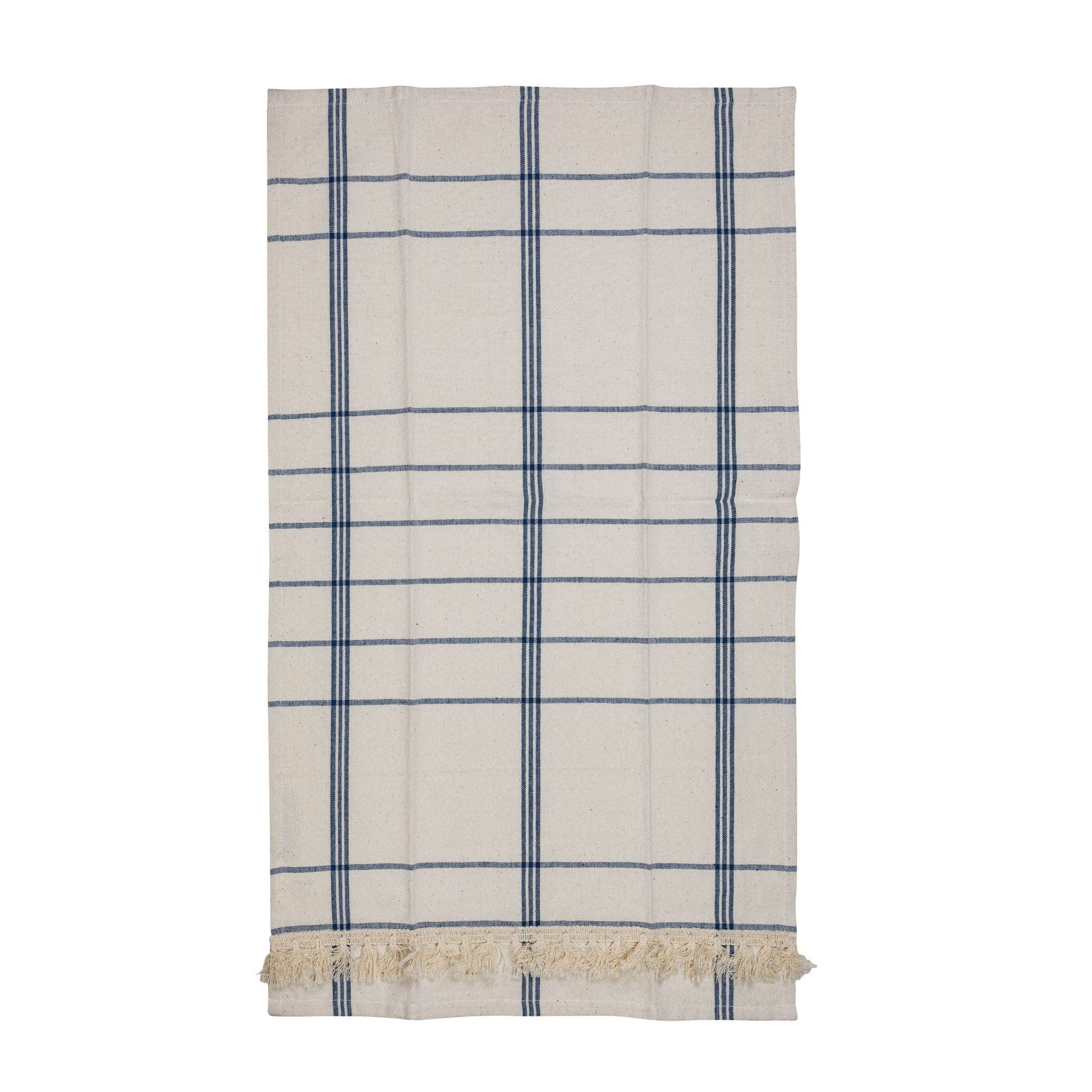 Tassle Tea Towels in Navy