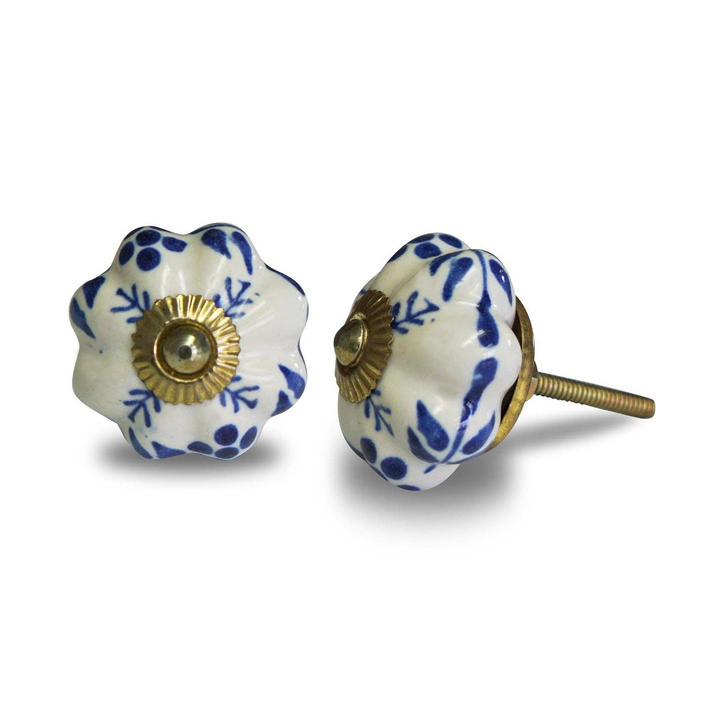 Pumpkin Ceramic Cabinet Knob