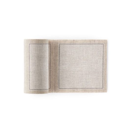 Natural Linen Cocktail Napkins - Pack of 50