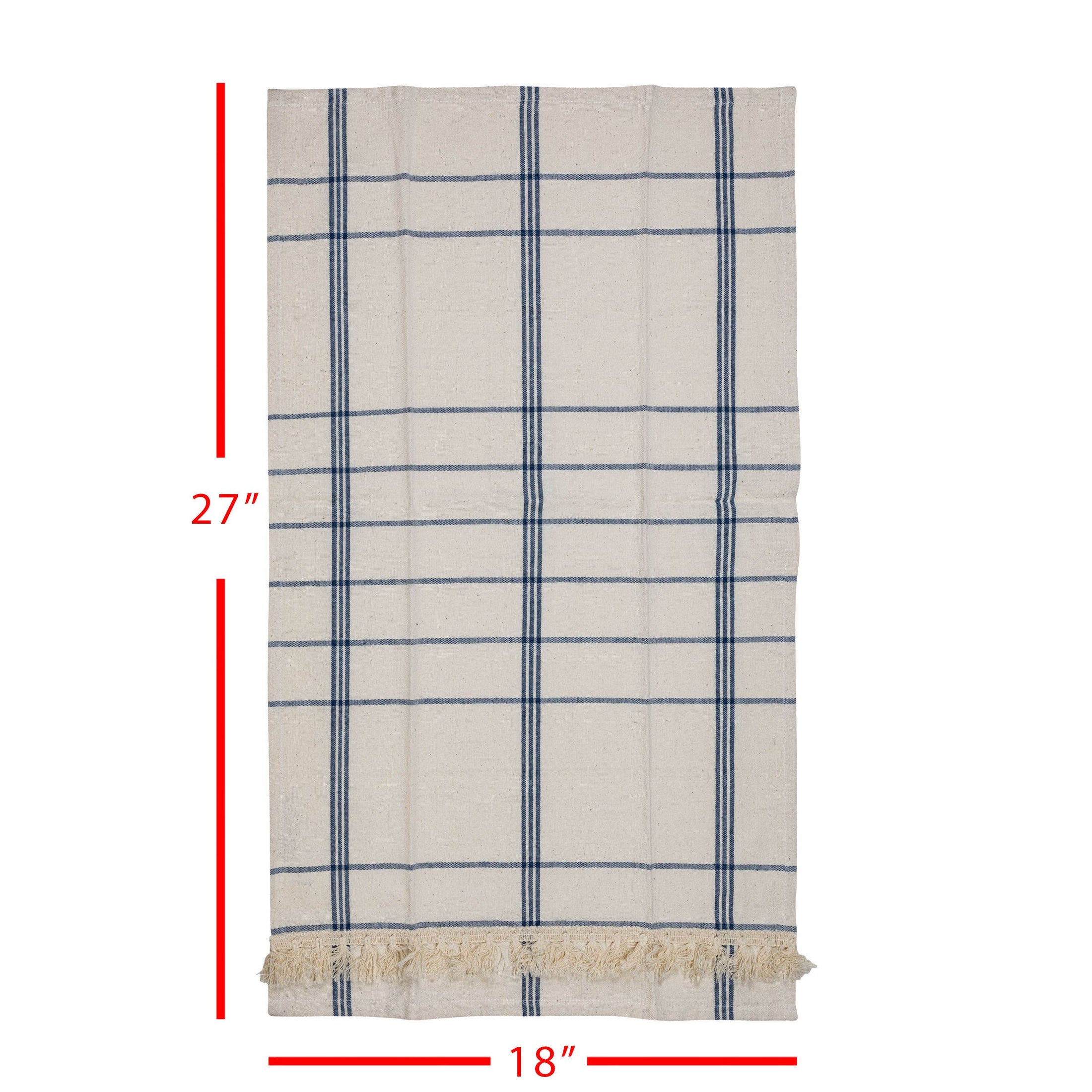 Tassle Tea Towels in Navy