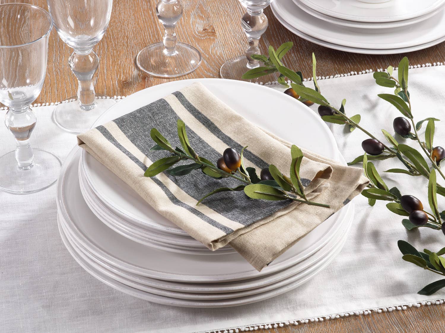 Striped Cotton Cloth Napkin