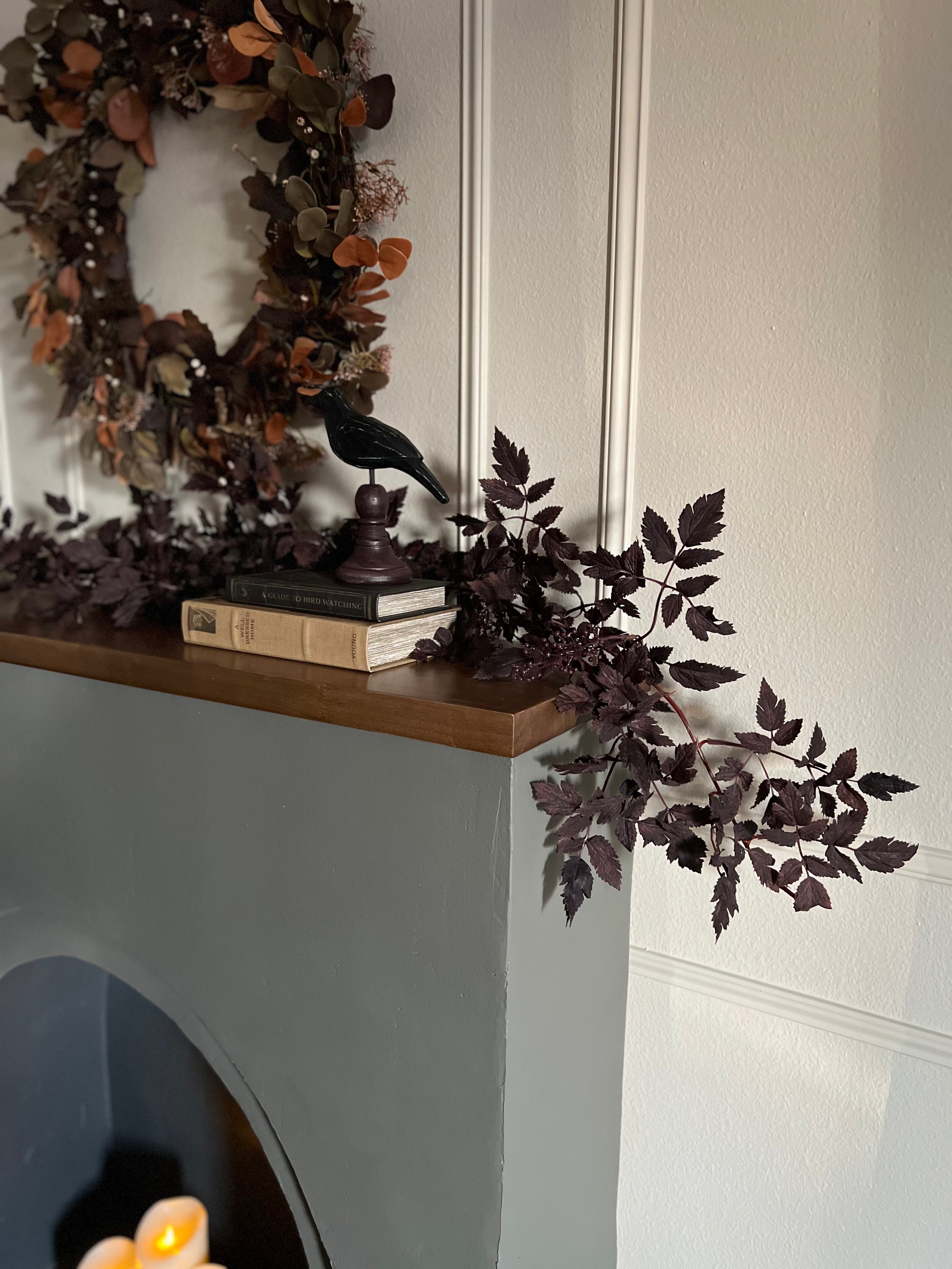 Plum Leaf Garland