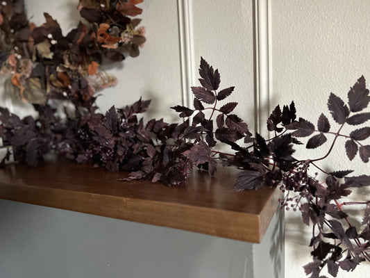 Plum Leaf Garland