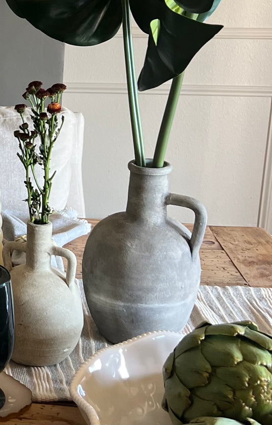 Grey Terracotta Vase