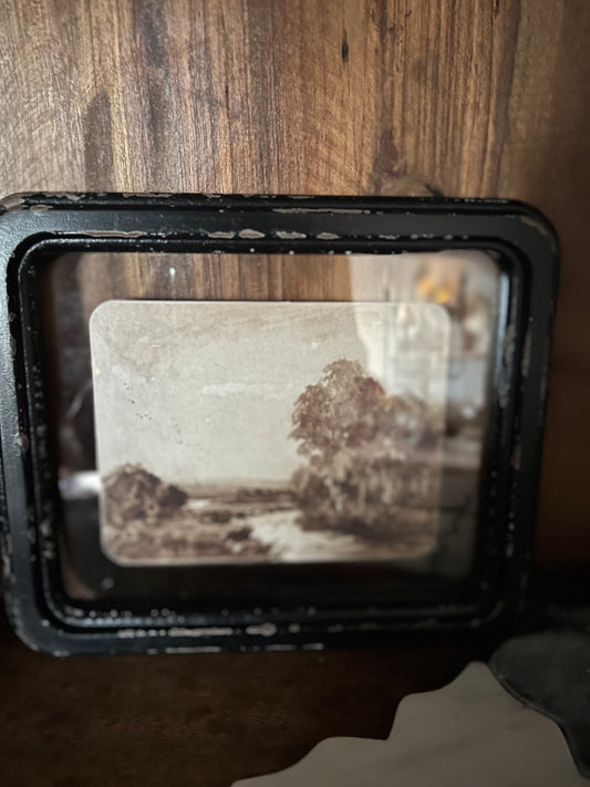 Framed Small Watercolor Landscapes - Set of 4