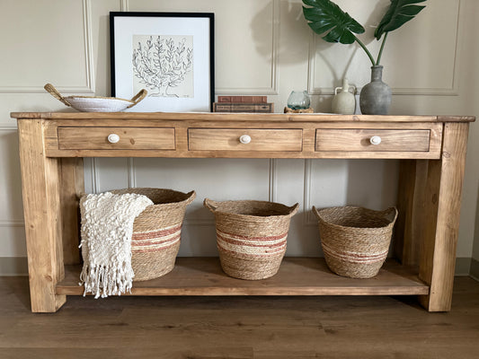 JJD Transitional Reclaimed Console Table