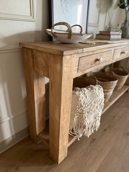 JJD Transitional Reclaimed Console Table