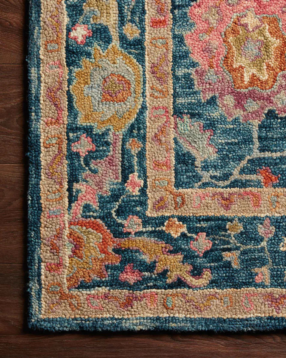 Padma Marine Blue / Multi-Colored Rug