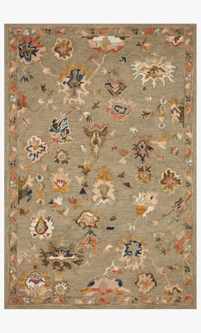 Padma Gray / Multi-Colored Rug
