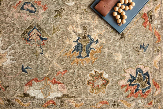 Padma Gray / Multi-Colored Rug