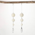 Load image into Gallery viewer, Pearl Beaded Drop Ornament Set
