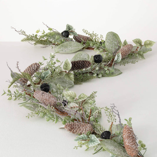 Pinecone & Bell Pine Garland