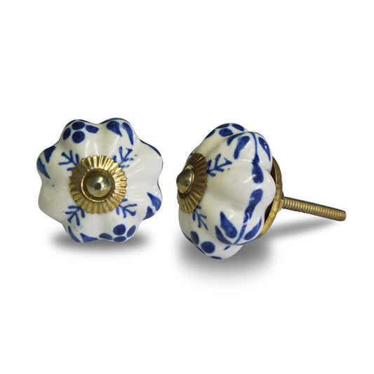 Pumpkin Ceramic Cabinet Knob