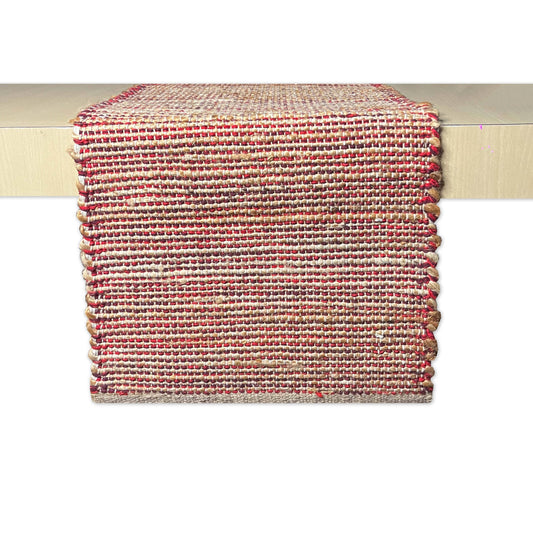 Jute Red Table Runner