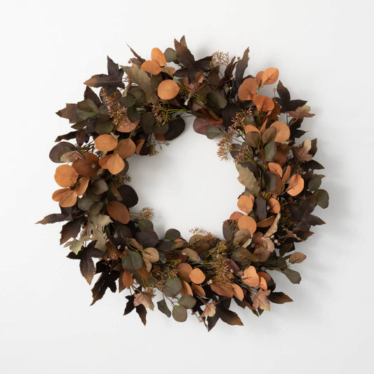 Warm Fall Eucalyptus Wreath