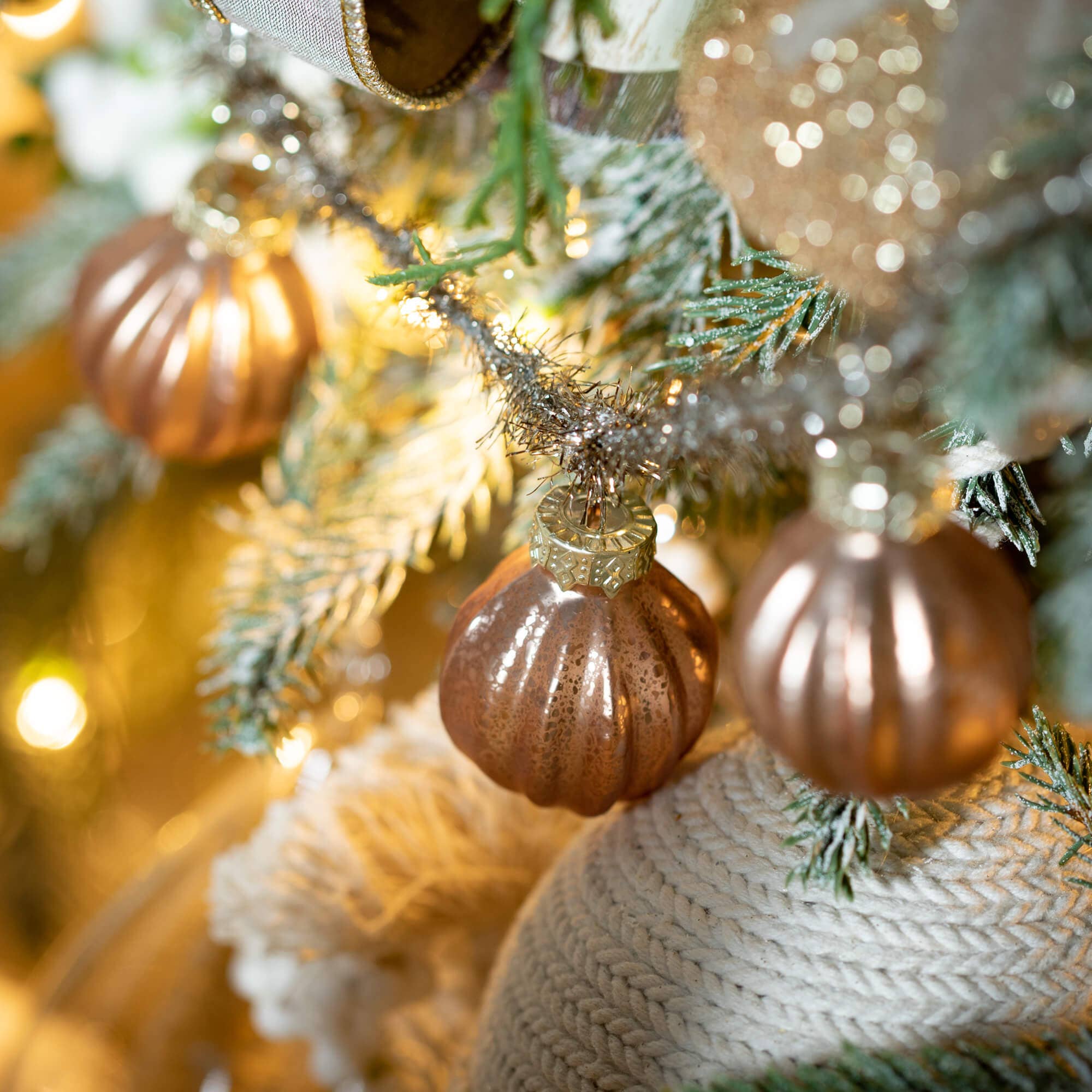 Vintage Ball & Tinsel Garland