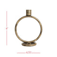 Load image into Gallery viewer, Brass Round Taper Candle Holder
