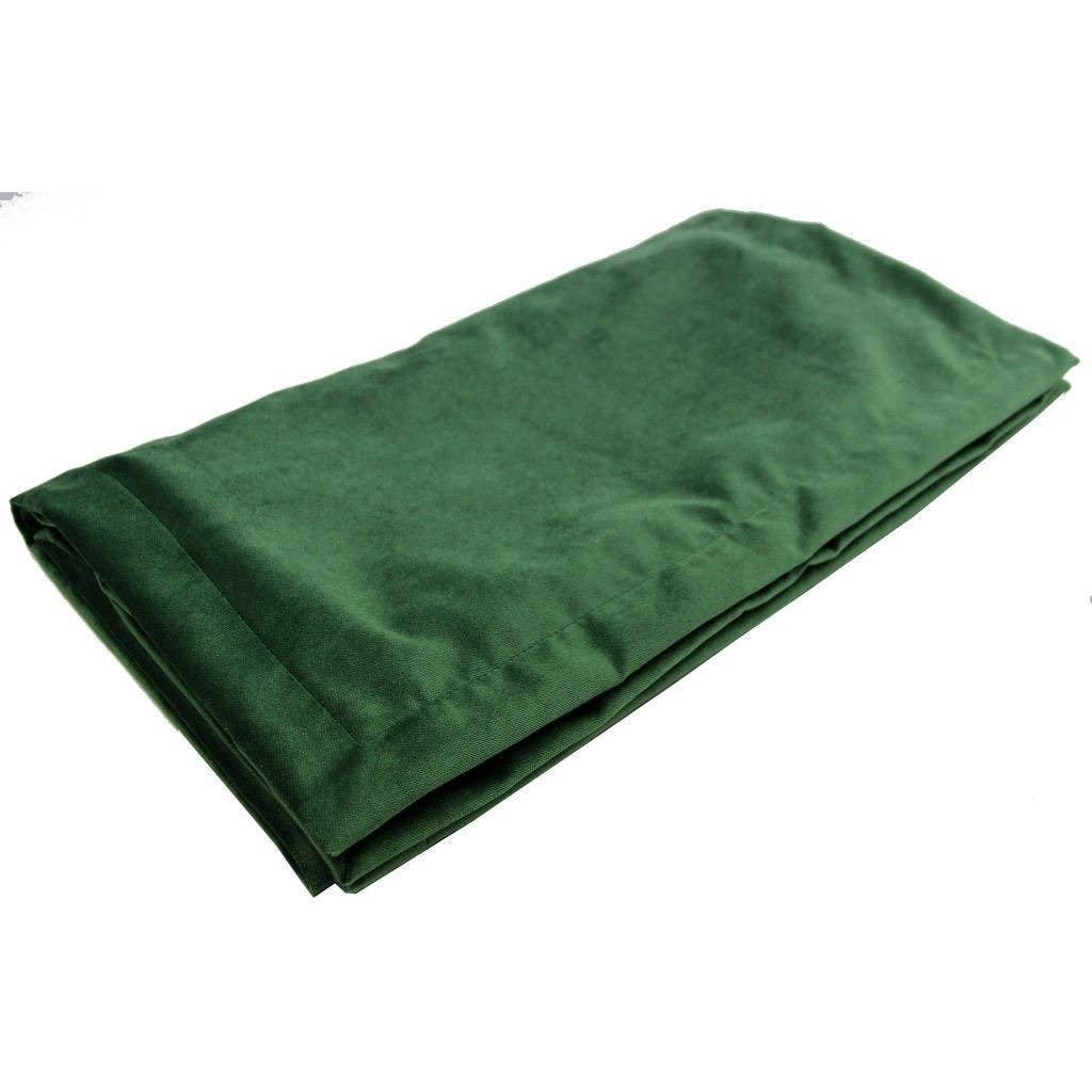 Moss Green Velvet Table Runner