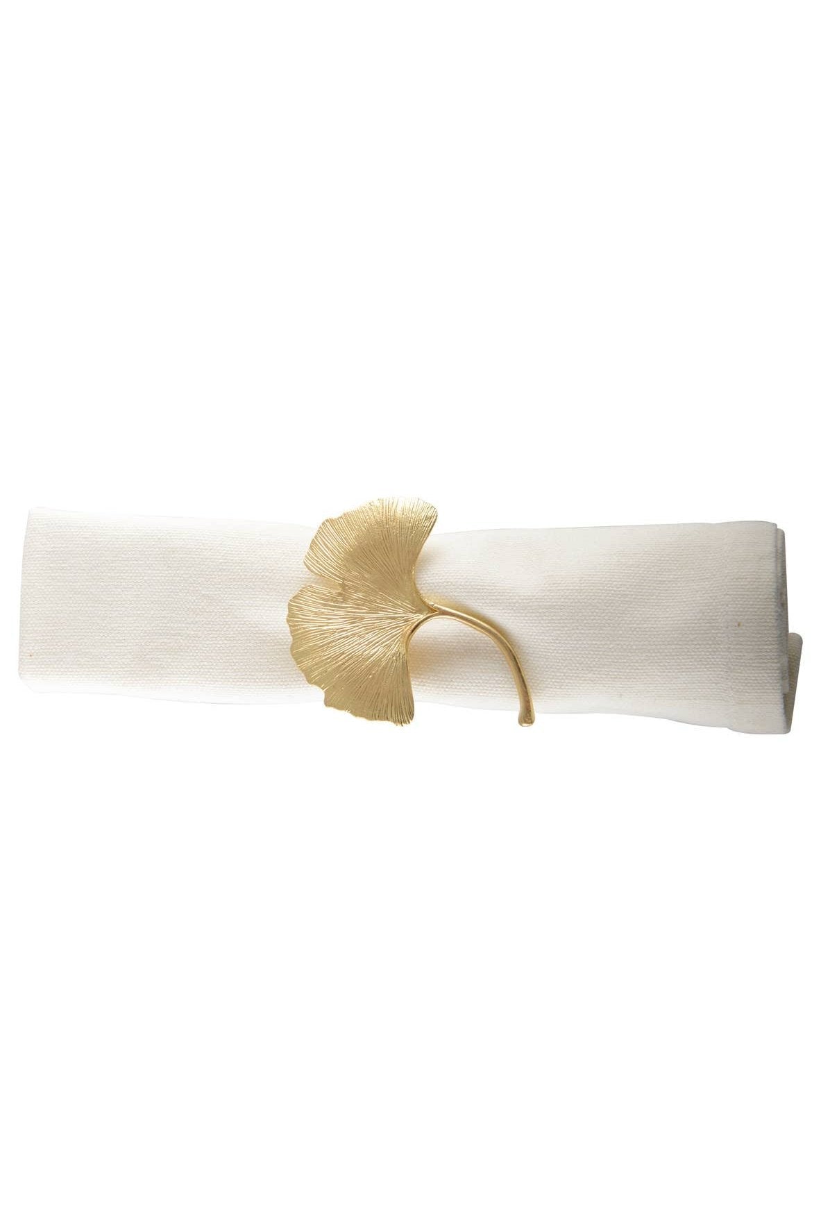 Ginkgo Napkin Rings