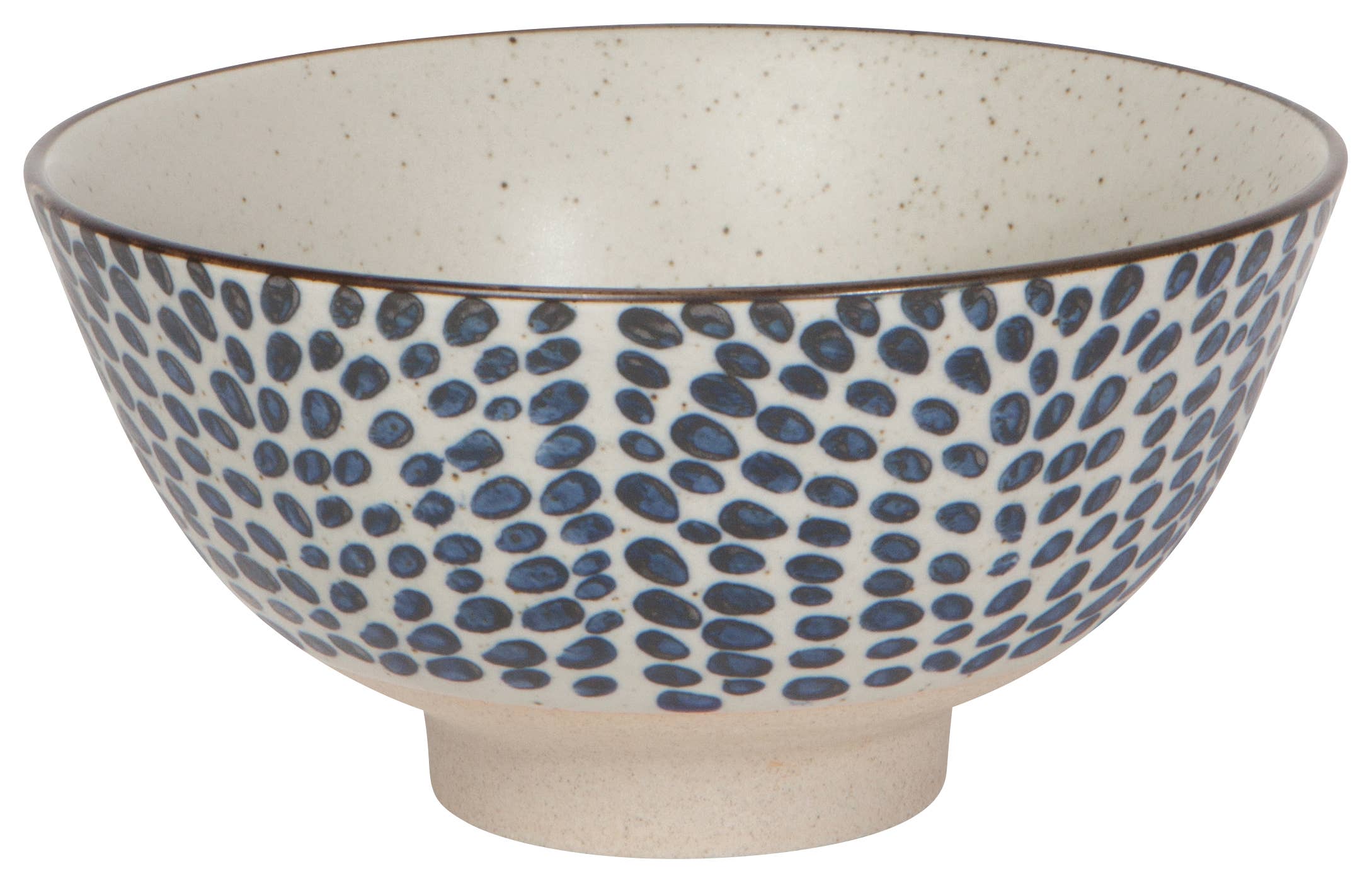 Blue Droplet Stoneware Bowl