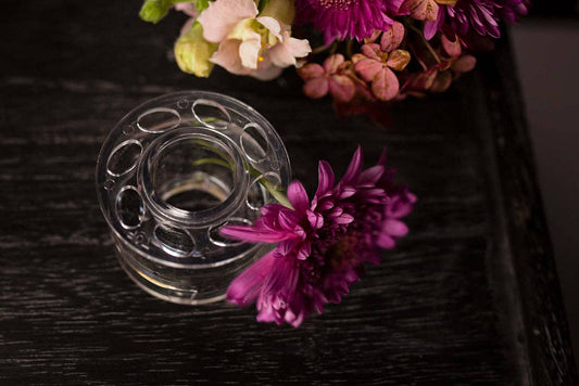 Candlestick Ring Bud Vase - Set of 2