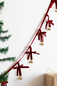 Load image into Gallery viewer, Holiday Velvet Chain Ribbon Bells
