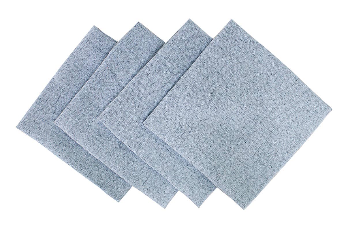 Light Blue Cloth Dinner Napkin -Set of 4