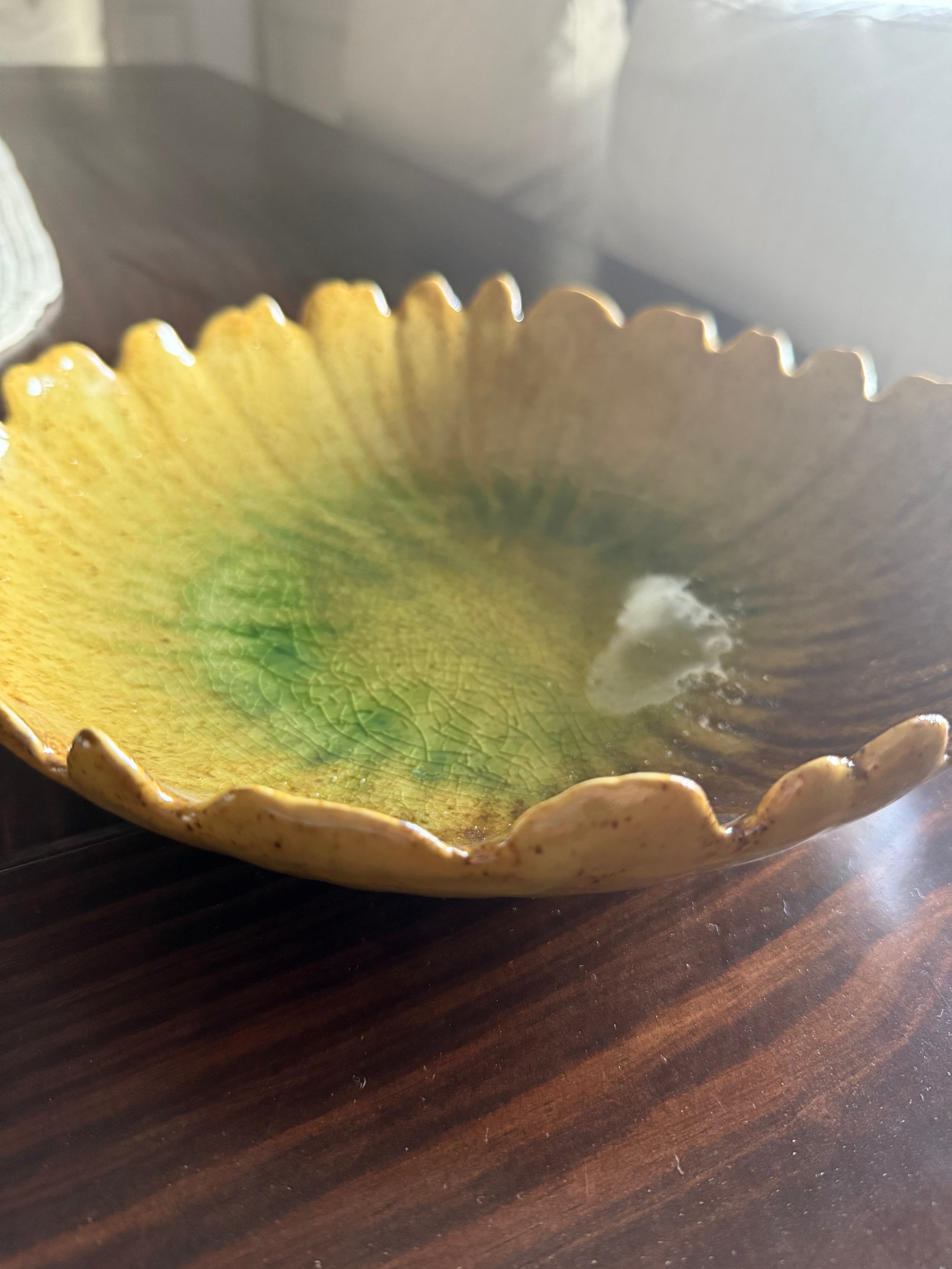 Organic Scalloped Edge Bowl Platter