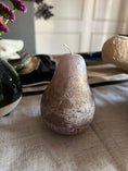 Load image into Gallery viewer, Plum and Gold Pear Candle
