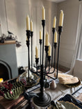 Load image into Gallery viewer, 13-Candle Iron Candelabra
