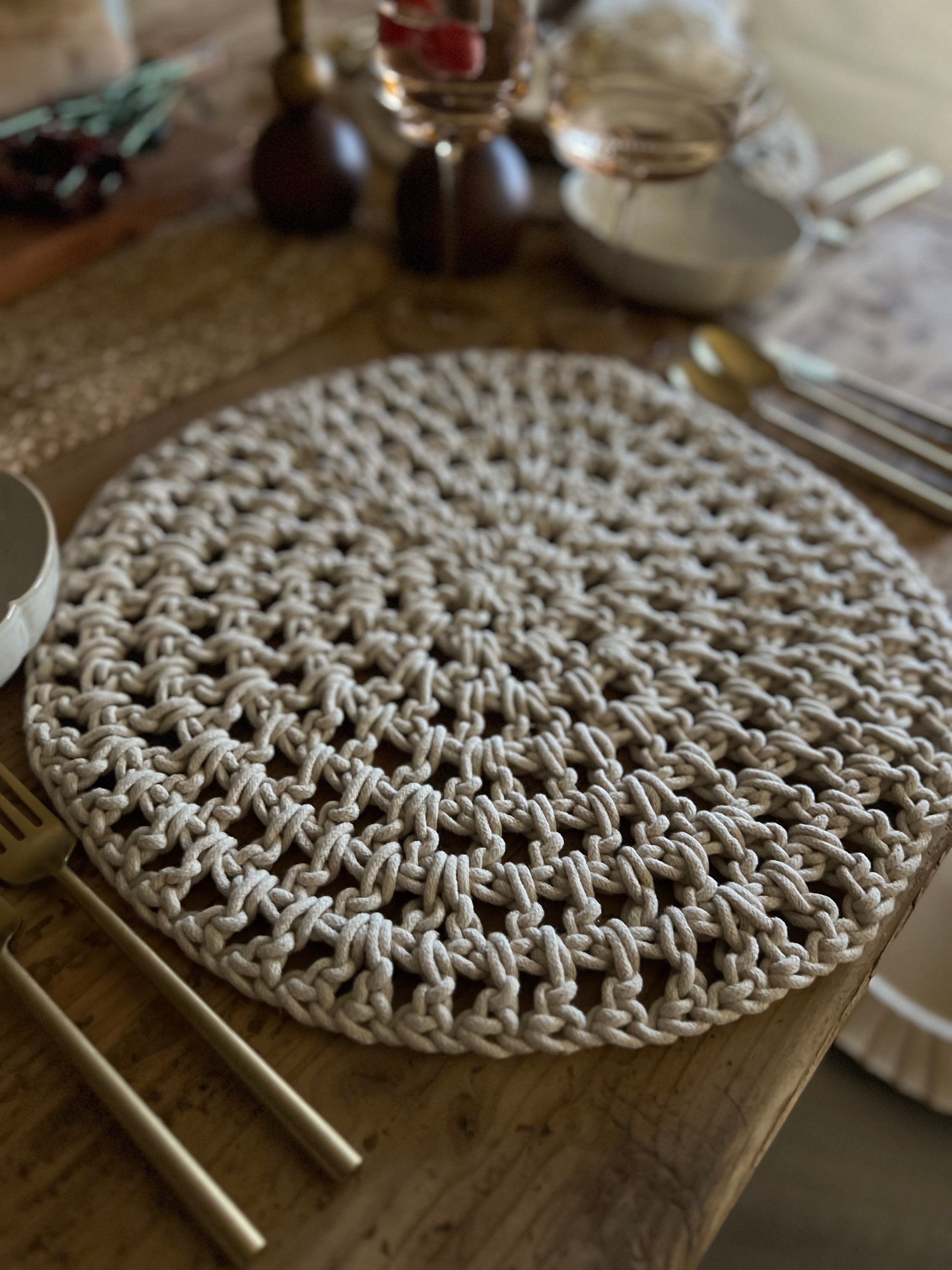 Knotted Natural Placemat