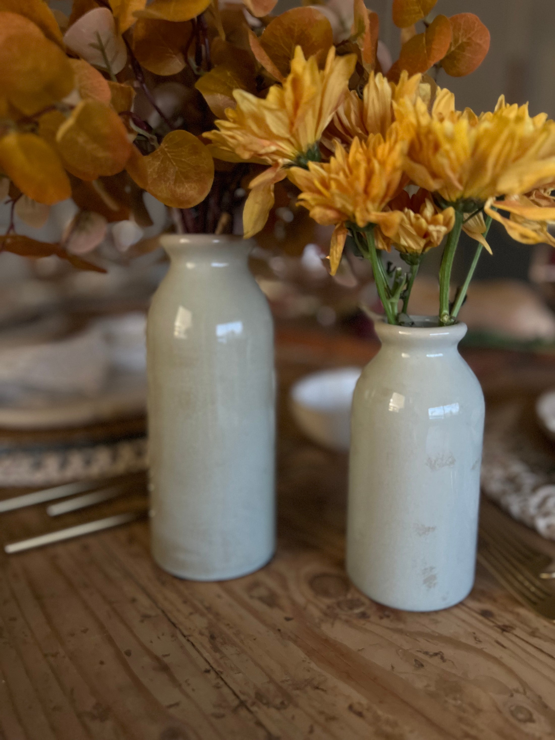 Sage Green Vase Set