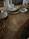 Load image into Gallery viewer, Oval Jute Table Runner
