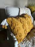 Load image into Gallery viewer, Marigold Tufted Tassel Pillow
