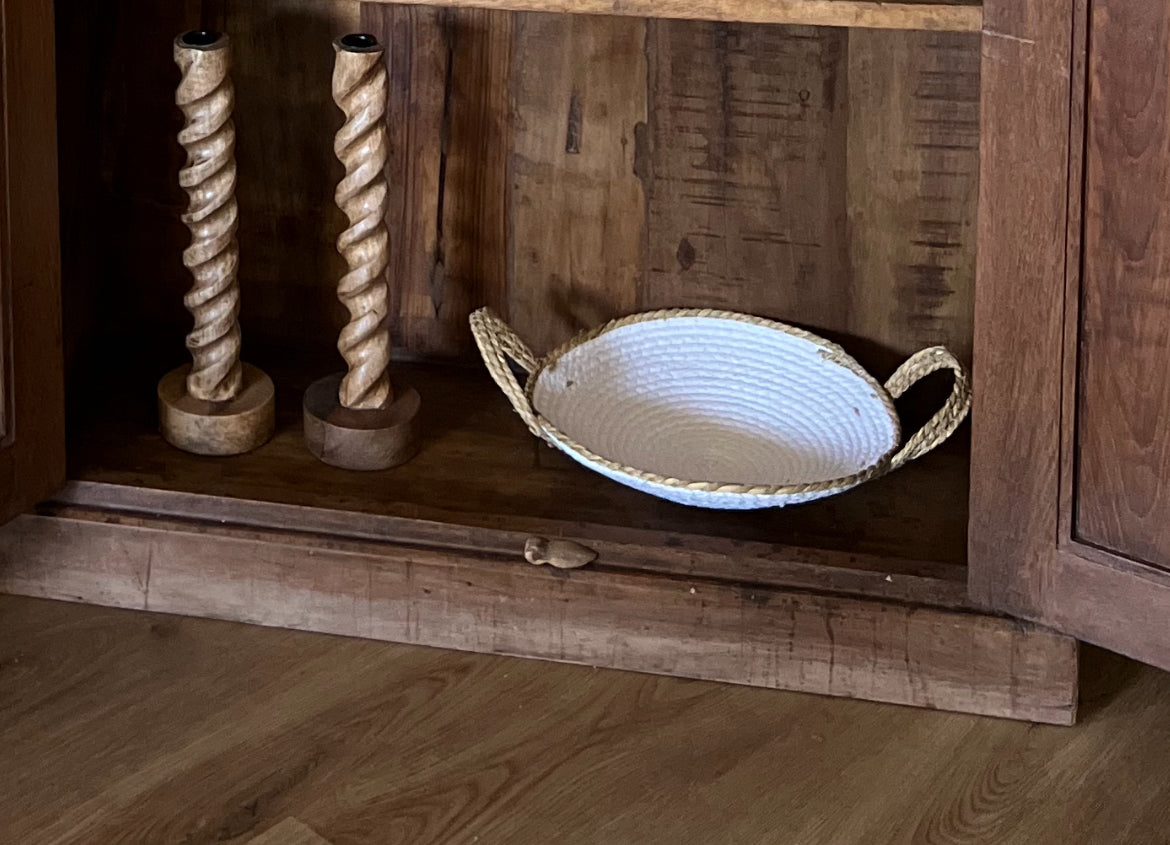 Jute Decorative Basket Bowl