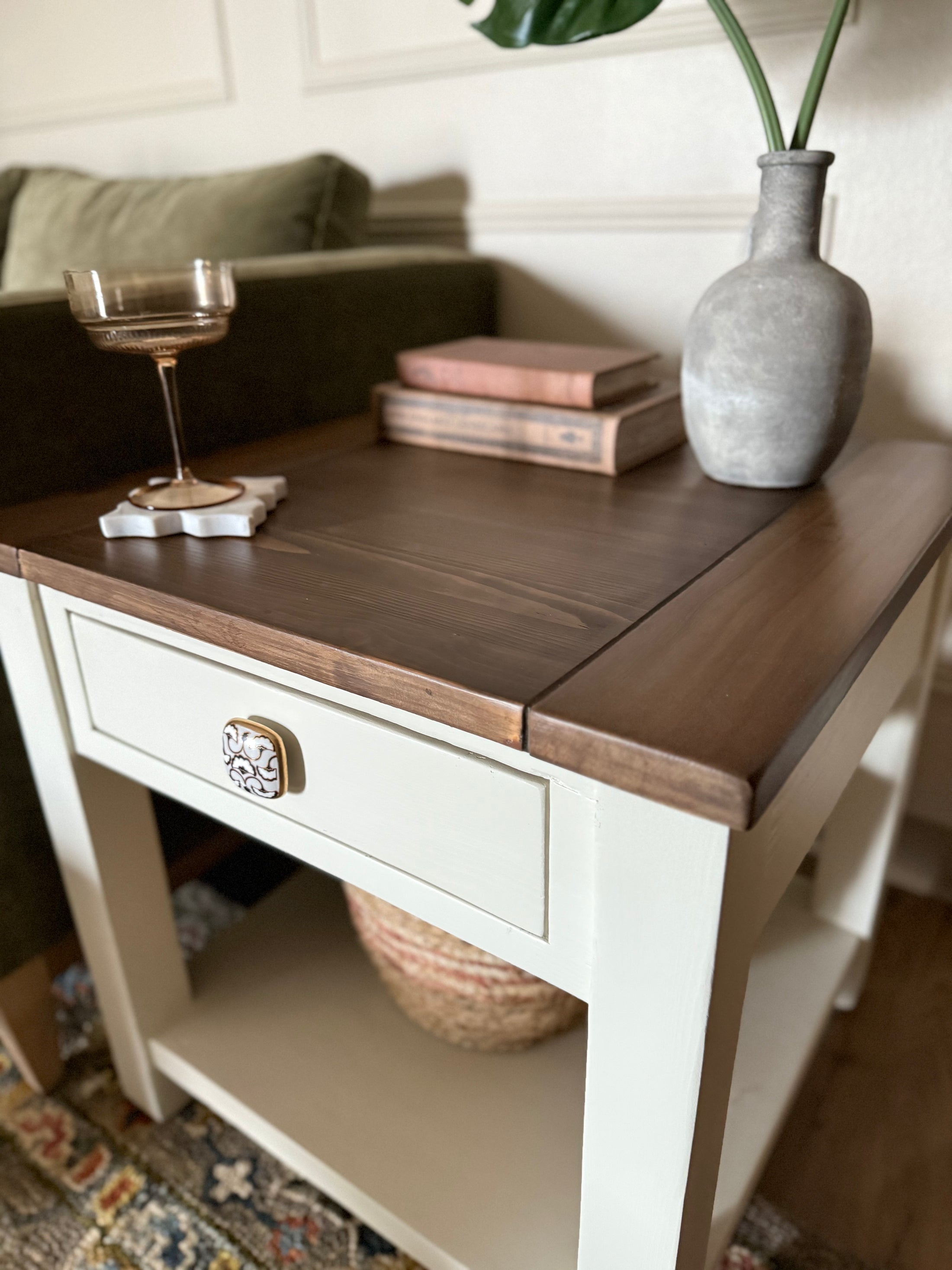 JJD Transitional Reclaimed End Table