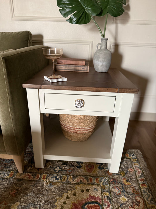 JJD Transitional Reclaimed End Table