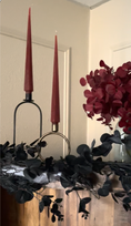 Load image into Gallery viewer, Black Oval Taper Candle Holder
