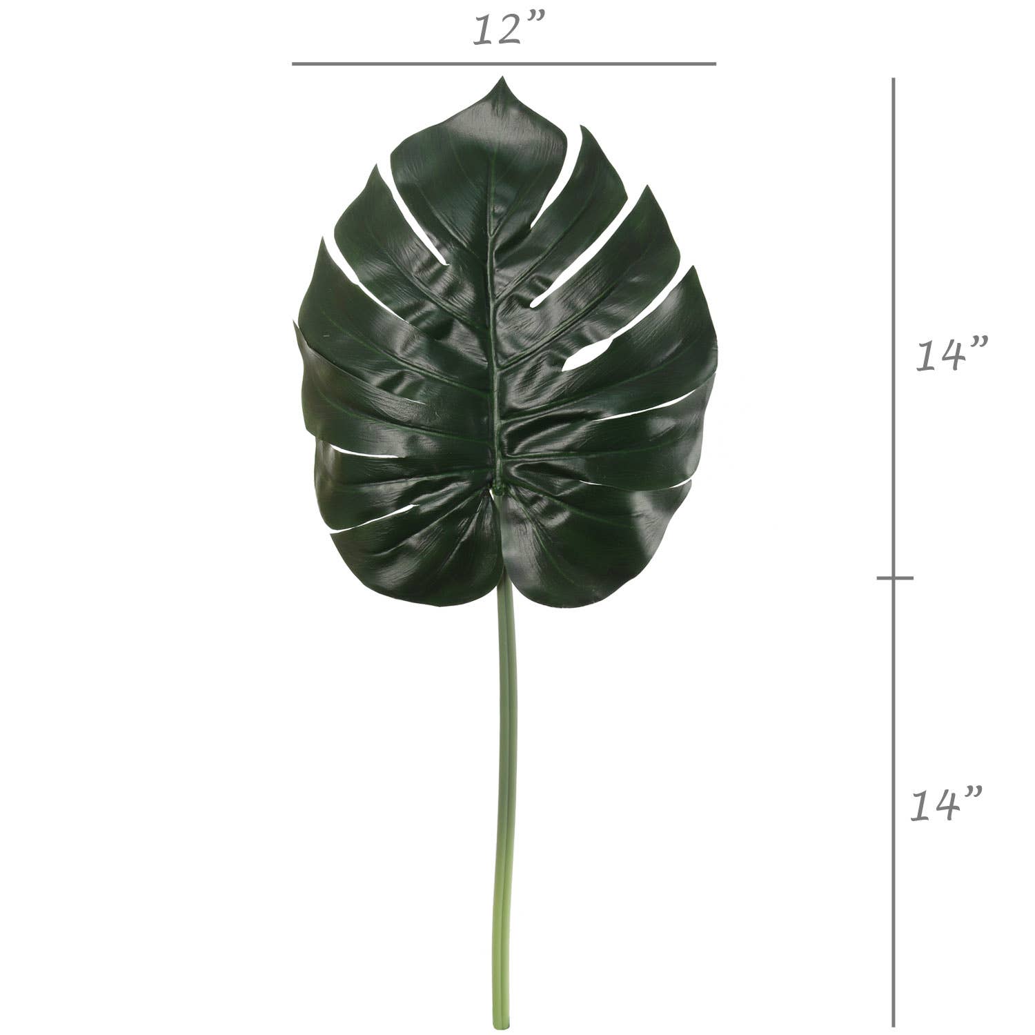 Artificial Split Philo Leaf - Set of 3