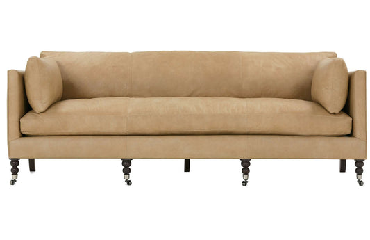 Butterscotch Leather Sofa