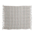 Load image into Gallery viewer, Cozy Cable Knit Throw with Fringe
