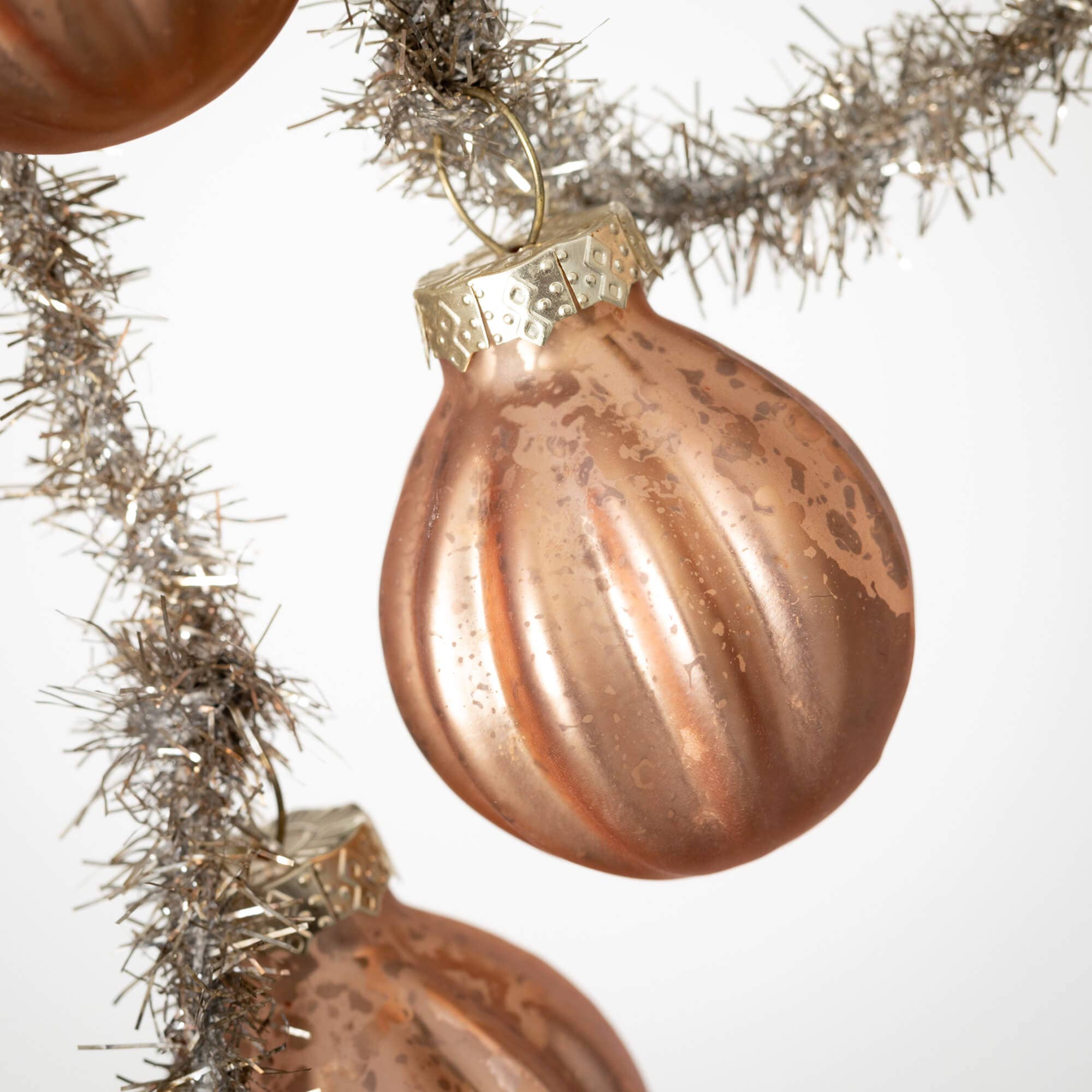 Vintage Ball & Tinsel Garland