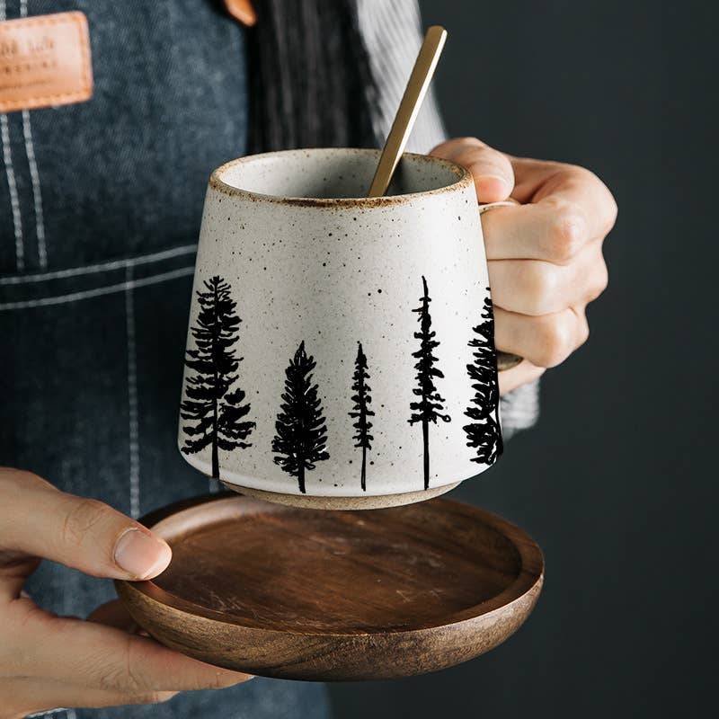 Evergreen Stoneware Mug