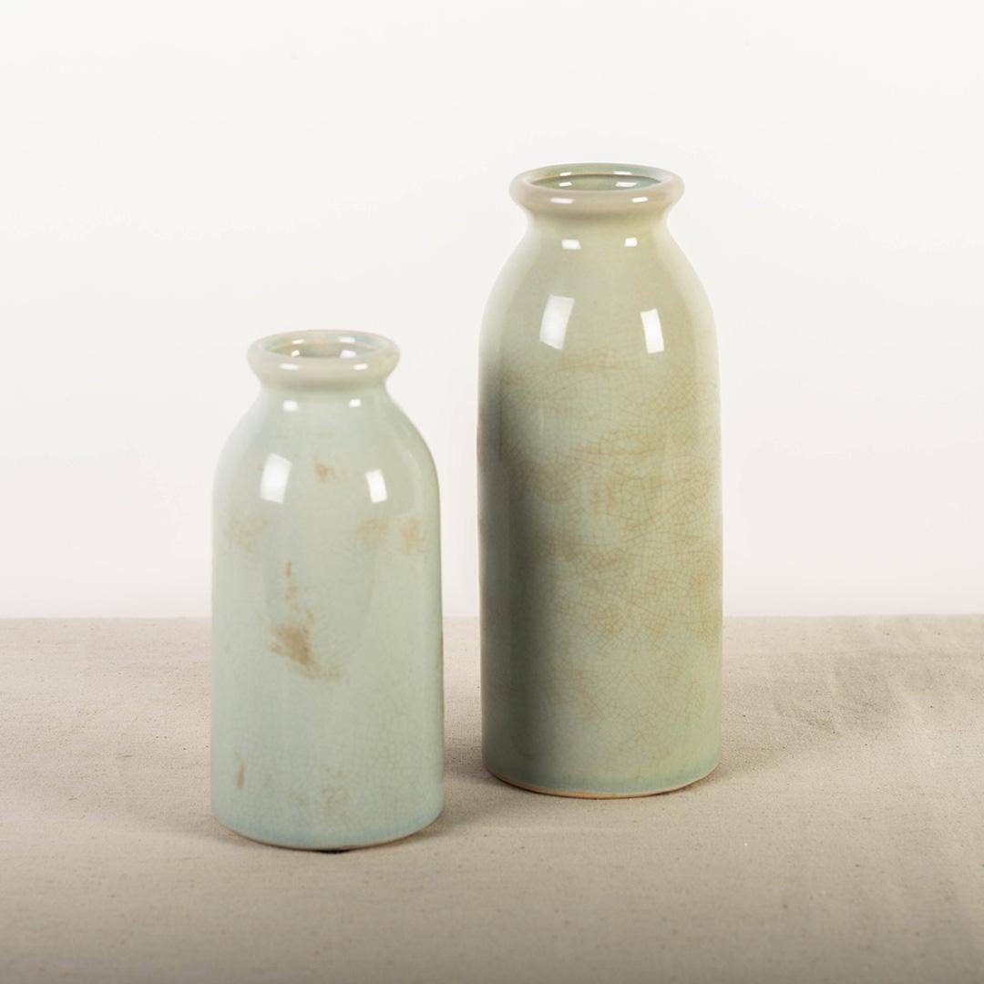 Sage Green Vase Set