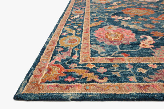 Padma Marine Blue / Multi-Colored Rug