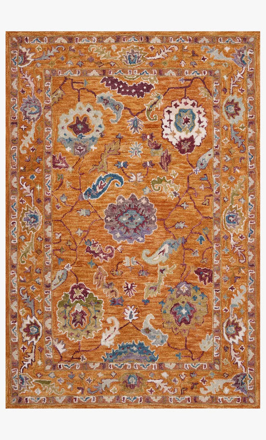 Padma Orange / Multi-Colored Rug